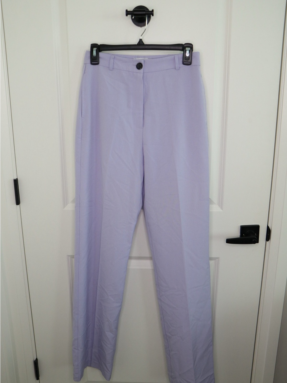 ASOS Lavender Straight-Leg Trousers